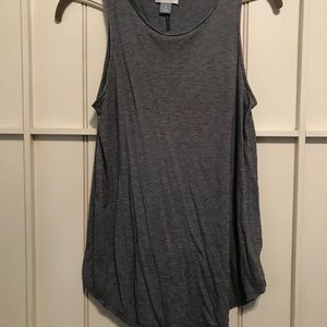 Thin Black and White Striped Tank Top